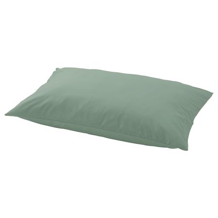 Наволочка, серый/зеленый 50x70 см IKEA ULLVIDE УЛЛЬВИДЕ 105.017.56