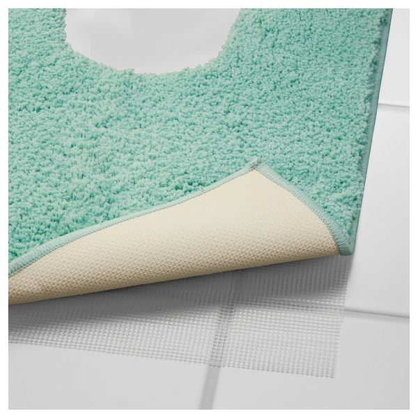 Коврик в туалет ГРОШЁН, зелено-синий (55x60 см) - фото 2