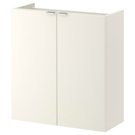Шкаф под раковину с 2 дверец, белый 60x25x64 см IKEA LILLÅNGEN ЛИЛЛОНГЕН 903.690.41