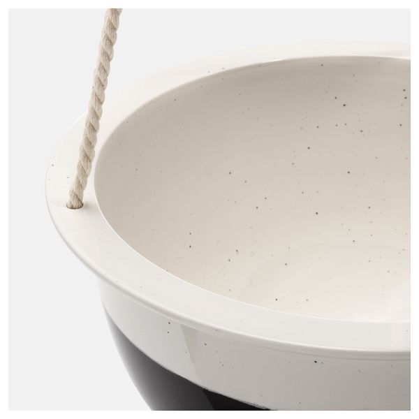 Кашпо подвесное СОММАР 2018, темно-серый (20 см) - схема-чертеж с размерами