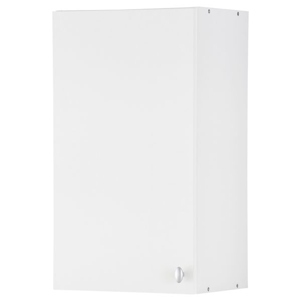 Навесной шкаф с дверцей АЛЬБРУ, белый (40x70 см) - фото 1
