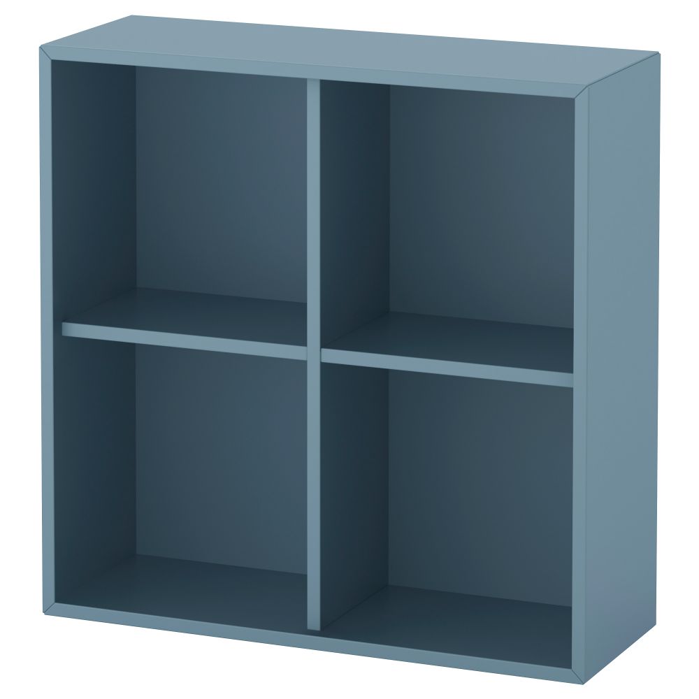 Шкаф с 4 отделениями ЭКЕТ, голубой (70x25x70 см) - фото 1