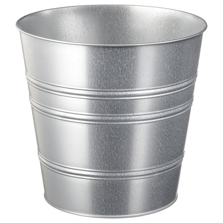 Кашпо, для дома, улицы/оцинковка 24 см IKEA SOCKER СОККЕР 003.947.66