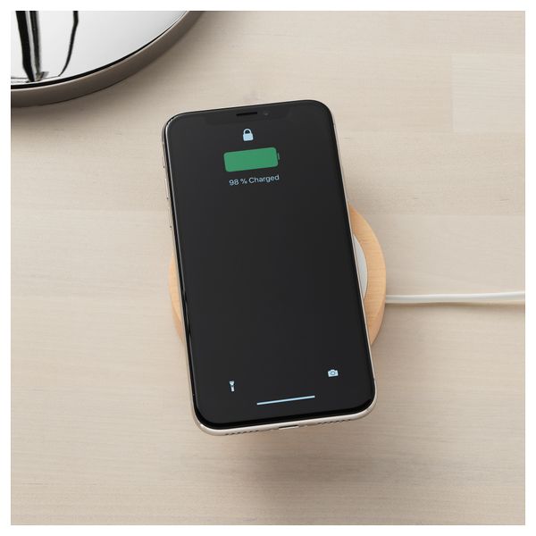 Устройство для беспроводной зарядки НУРДМЭРКЕ, белый - фото 2