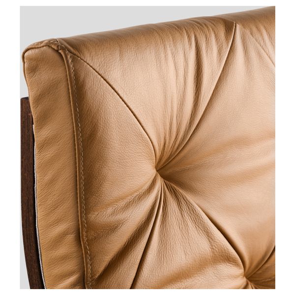 Кресло ПОЭНГ, коричневый, Сеглора естественный - фото 4