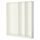 PAX 3 каркаса гардеробов - белый 200x35x236 см