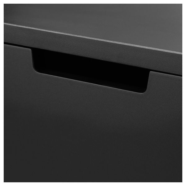 Комод с 12 ящиками НОРДЛИ, антрацит (160x99 см) - схема-чертеж с размерами