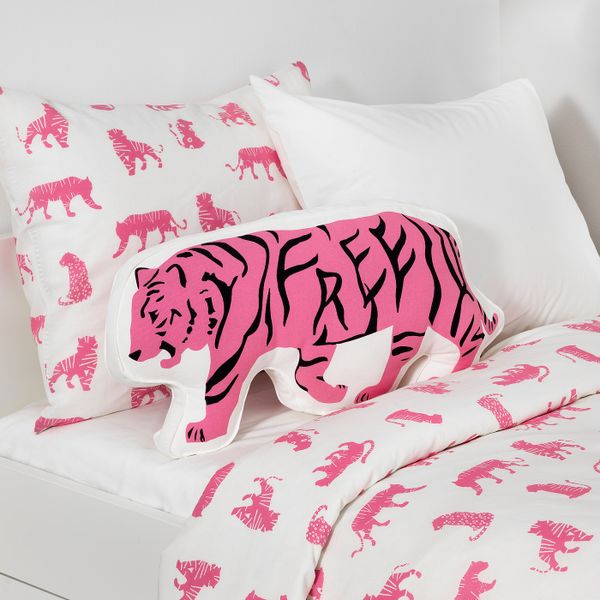 Подушка, тигр, белый IKEA УРСКОГ 304.140.51 - схема-чертеж с размерами