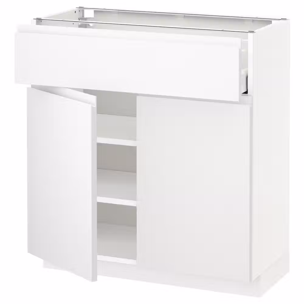 METOD / MAXIMERA Напольный шкаф с ящиком/2дверцами - фото 1