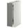 Напольный шкаф, выдвижной внутрений элемент МЕТОД, белый, Будбин серый (20x60 см)