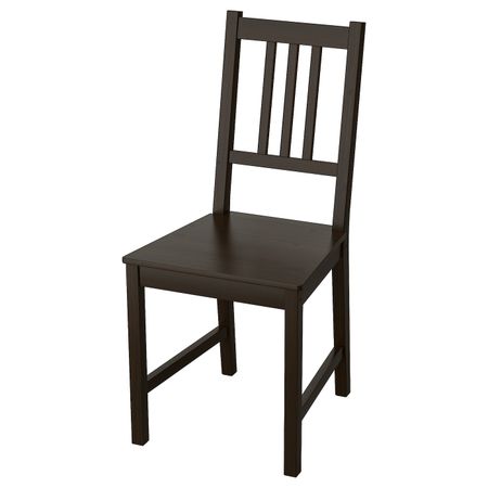 Стул, коричнево-чёрный IKEA STEFAN СТЕФАН 603.609.47