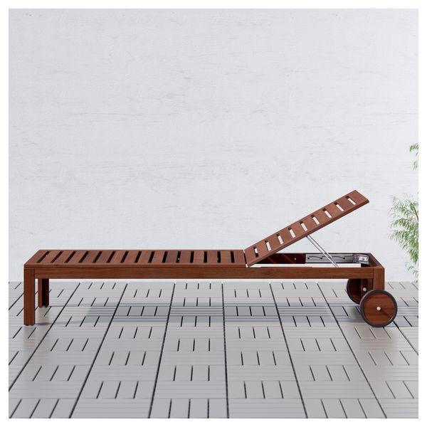 Шезлонг ЭПЛАРО, коричневый коричневая морилка - фото 2