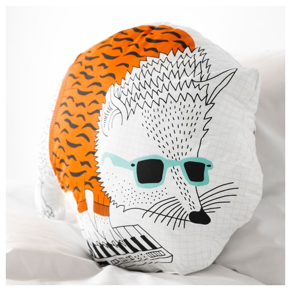 Подушка ТОРИН, ёж разноцветный (46x38 см) - фото 3