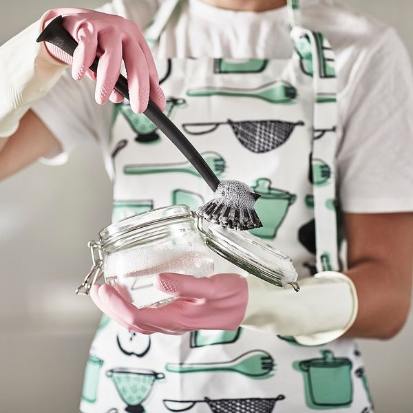 Хозяйственные перчатки, розовый S IKEA RINNIG РИННИГ 604.767.78 - фото 5