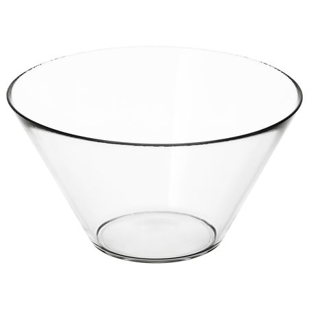 Сервировочная миска, прозрачное стекло 28 см IKEA TRYGG ТРЮГГ 203.721.84