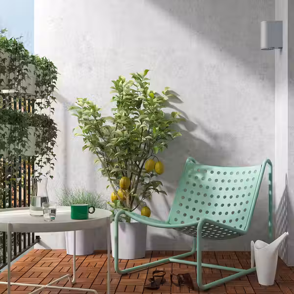 SKOGSÖN СКОГСЁН Кресло - светло-зеленый для сада - фото 2