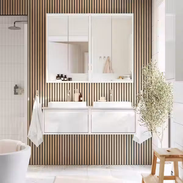 ÄNGSJÖN ЭНГШЁН / BACKSJÖN БАККШЁН Шкаф п-раковину/раковины/смесители - фото 2