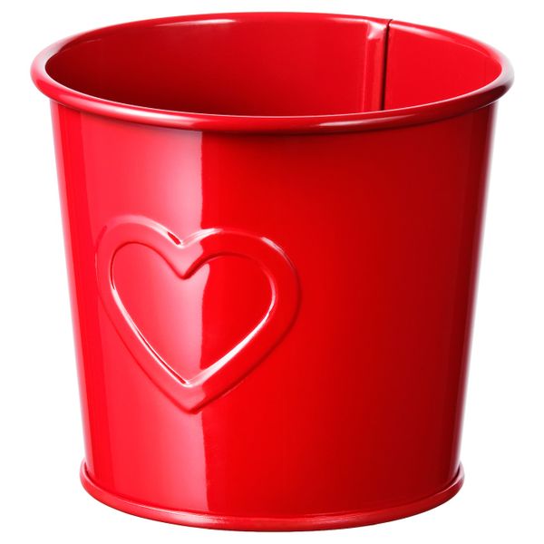 Кашпо, красный 9 см IKEA VINTER 2020 ВИНТЕР 2020 104.663.81 - схема-чертеж с размерами