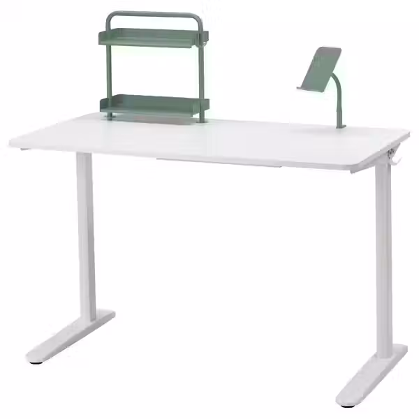 RELATERA Письменный стол, комбинация - белый/светлый серо-зеленый 117x60 см - фото 1