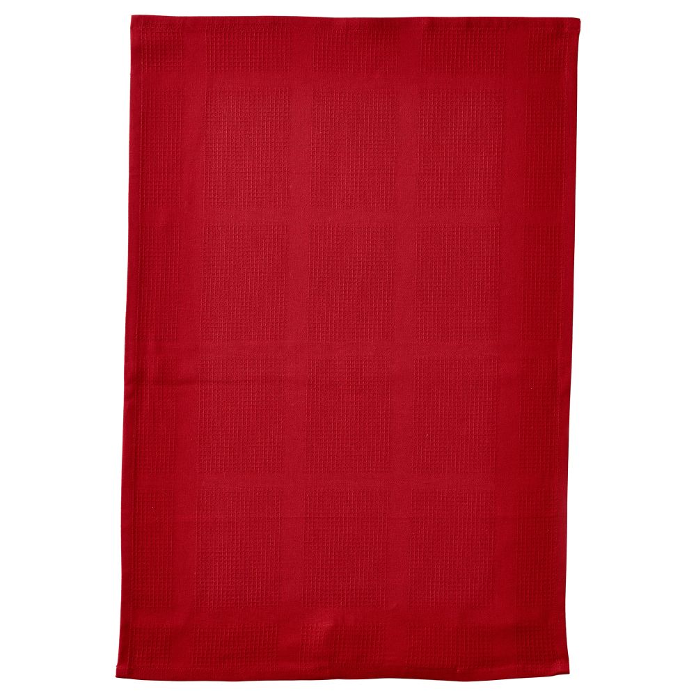 Полотенце кухонное ИРИС, красный (50x70 см) - фото 1