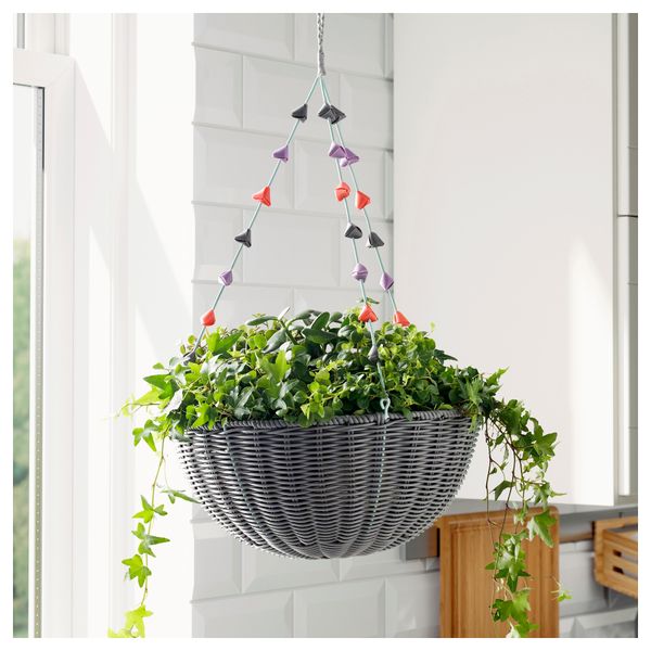 Кашпо подвесное СОЛРОСФРО, д/дома/улицы разноцветный (34 см) - фото 2