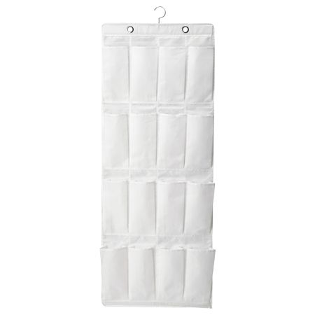 Подвесной модуль для обуви, 16 карманов СКУББ, белый