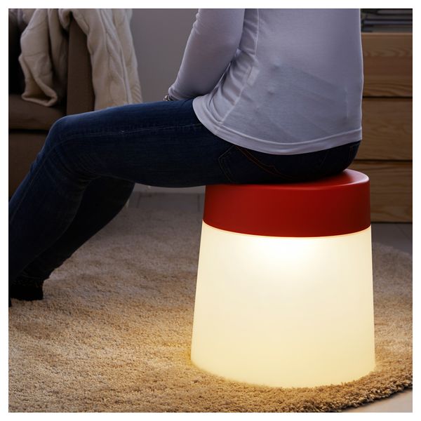 Светодиодная лампа-табурет, для дома/улицы ИКЕА ПС 2014, белый - фото 4