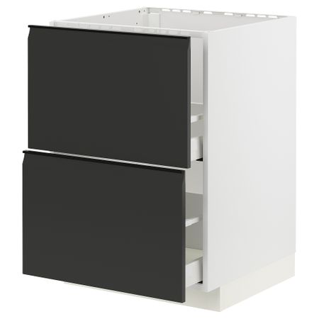 Напольный шкаф под мойку + 2 фасада, 2 ящик IKEA METOD МЕТОД, MAXIMERA МАКСИМЕРА 494.935.43