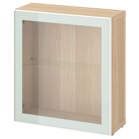 Стеллаж со стеклянная дверью IKEA BESTÅ БЕСТО 394.904.70