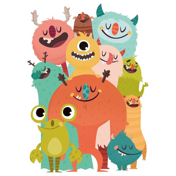 Постер, Сладкие монстры 50x70 см IKEA BILD БИЛЬД 905.127.27 - фото 1