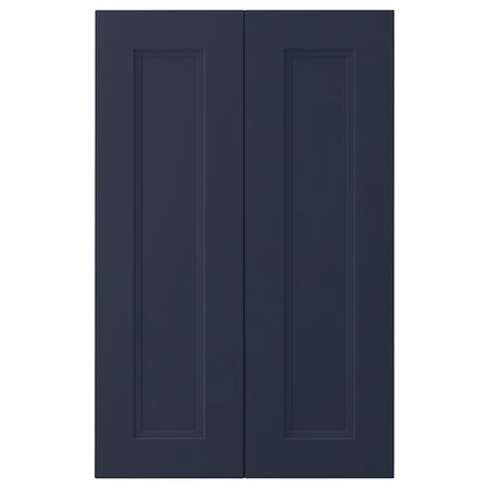 AXSTAD Дверца д/напольн углового шк, 2шт - матовая поверхность синий 26x80 см