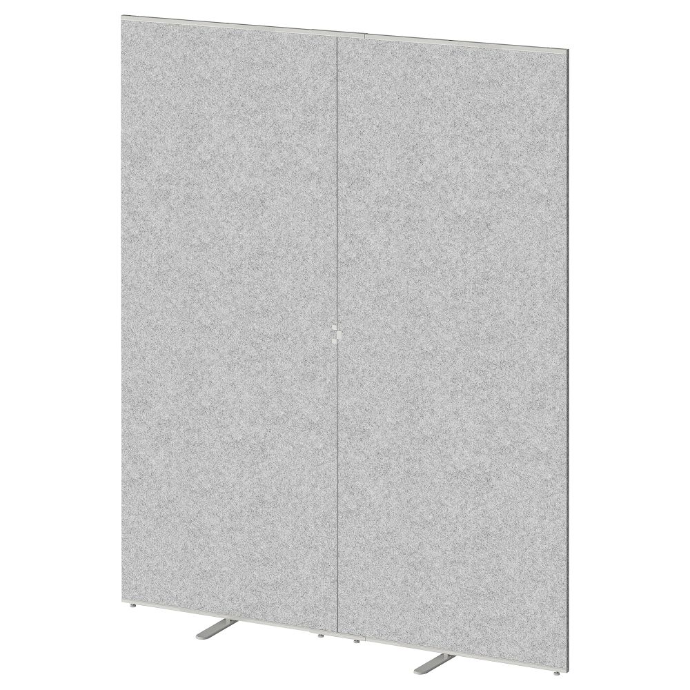 Ширма, серый, 160x195 см IKEA SIDORNA 193.859.98 - фото 1