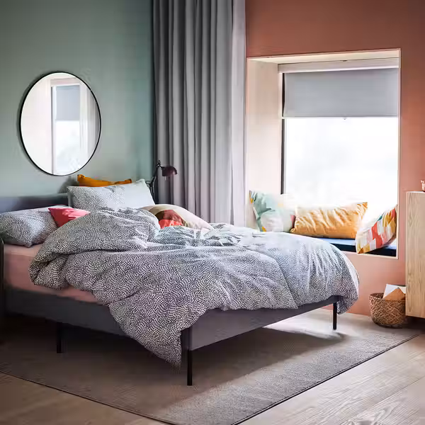 LINDBYN Зеркало - чёрный 110 см - фото 4