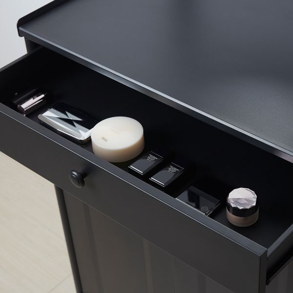 Тумба с зеркалом, черный 70x47 см IKEA KORNSJÖ КОРНШЁ 404.715.69 - фото 3