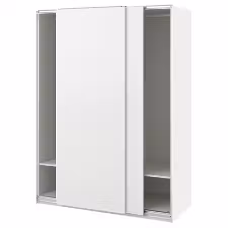 PAX / HASVIK Гардероб, комбинация - белый/белый 150x66x201 см
