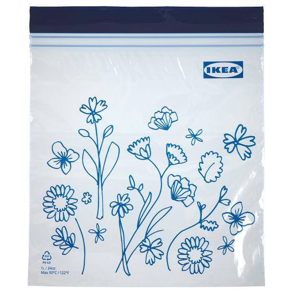 IKEA, вид спереди - схема-чертеж с размерами
