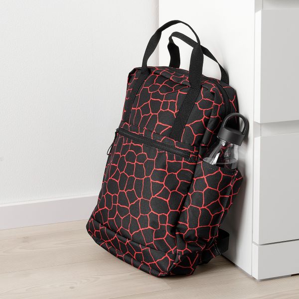 Рюкзак, черный/красный 12 л IKEA STARTTID СТАРТТИД 404.849.01 - фото 4