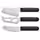 SKÄRLÅNGA СКЭРЛОНГА Нож для сыра, 3 шт. - нержавеющ сталь/чёрный
