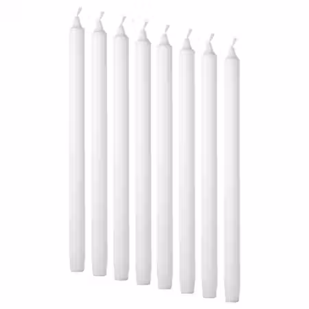 JUBLA Неароматическая свеча - белый 35 см
