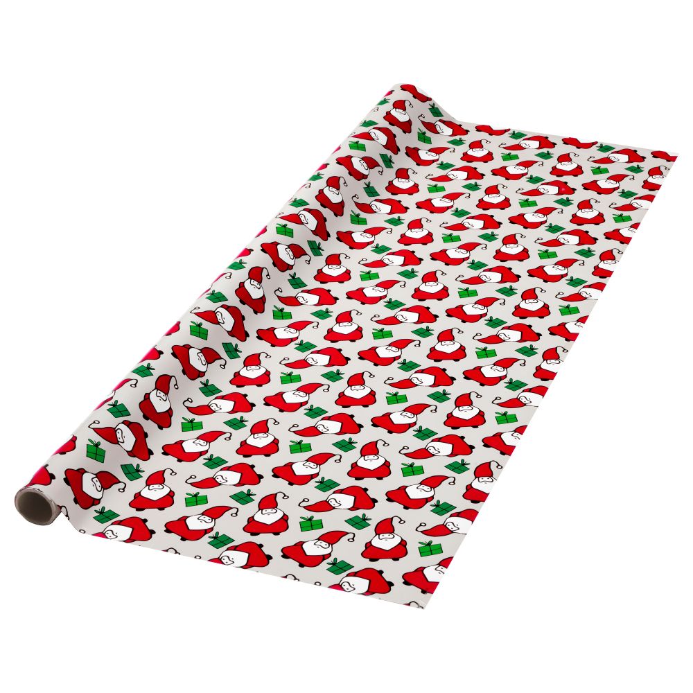 Рулон оберточной бумаги ВИНТЕР 2016, Санта Клаус (5x1.2 м) - фото 1