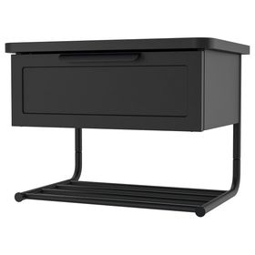 GRÅFJÄLLET Настенный прикроватный столик - антрацит 42x29x31 см