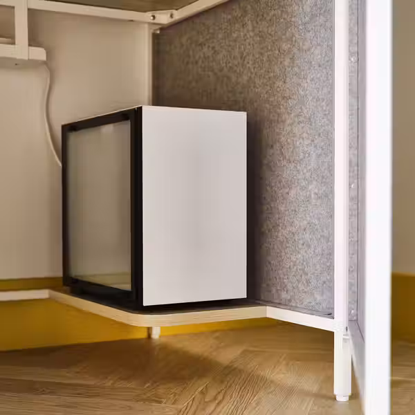 BRÄNNBOLL БРЭННБОЛЛ Игровая станция - светло-серый/белый 100x72x180 см - фото 8