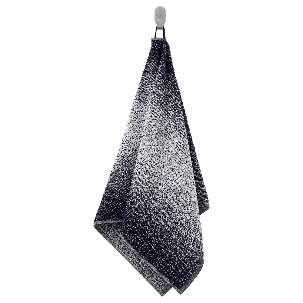 Полотенце, 50x100 см, белый/темно-синий IKEA NYCKELN 004.943.89 - фото 1