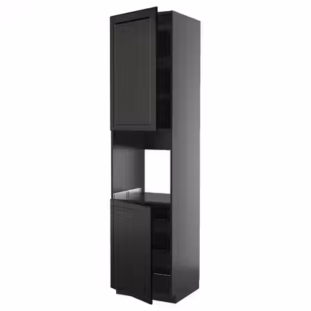 METOD Высок шкаф д/духовки/2дверцы/полки