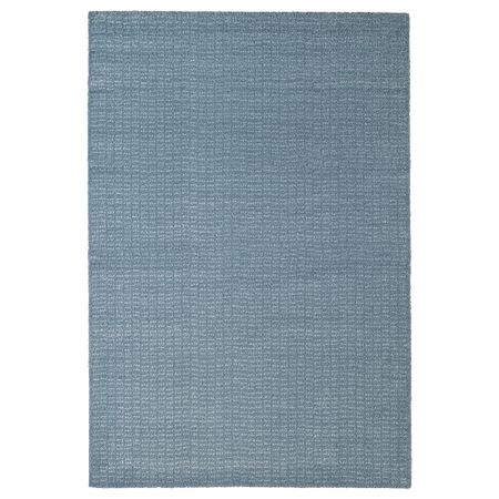 Ковер, короткий ворс, голубой, 133x195 см IKEA LANGSTED ЛАНГСТЕД 904.951.72