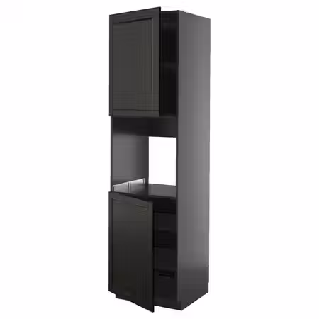 METOD Высок шкаф д/духовки/2дверцы/полки