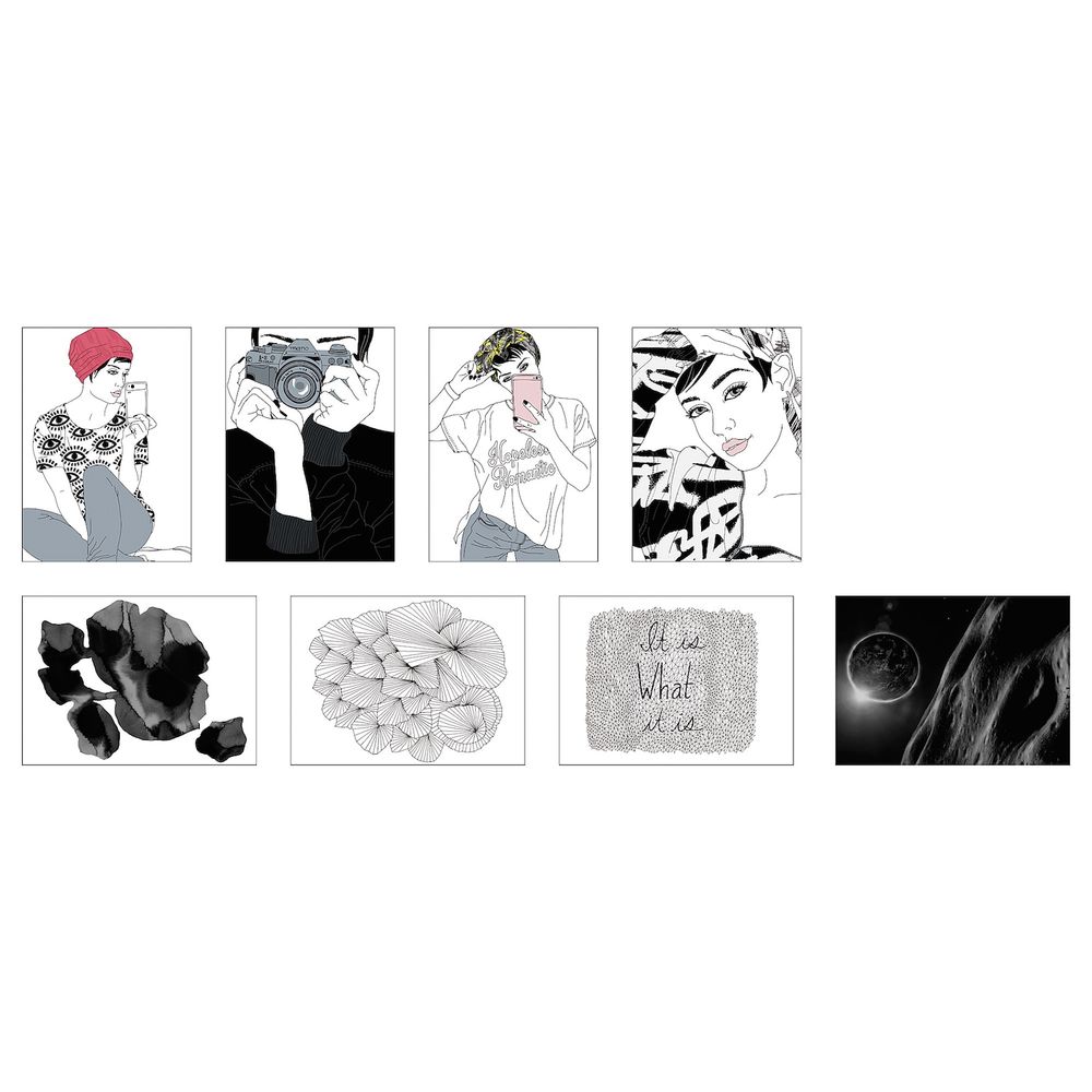 Открытка, Образы 13x18 см IKEA ВЭКСБУ 404.565.83 - фото 1