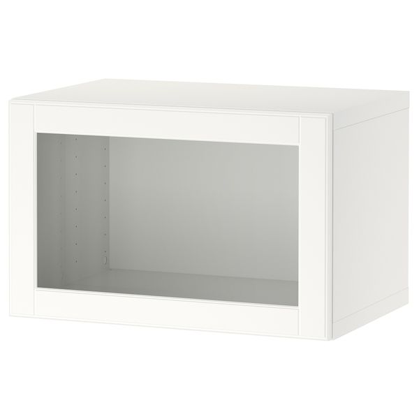 Стеллаж с дверью, белый, Ostvik белый, 60x42x38 см IKEA BESTÅ БЕСТО 694.249.97 - фото 1