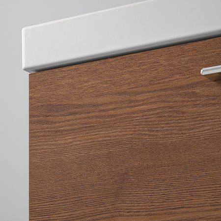 Комплект мебели для ванной, 4 предм., под коричневый мореный ясень/ДАЛЬШЕР смеситель 83x49x64 см IKEA GODMORGON ГОДМОРГОН /