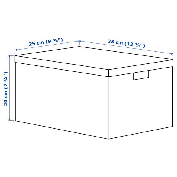 Упаковка 8 из 7 для IKEA - схема-чертеж с размерами